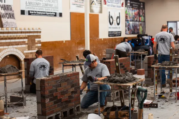 brick apprentices building contest project