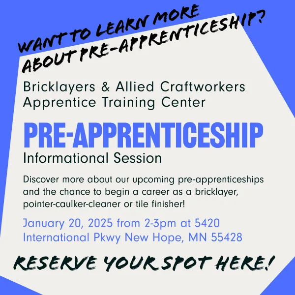 Pre-Apprenticeship Info Session